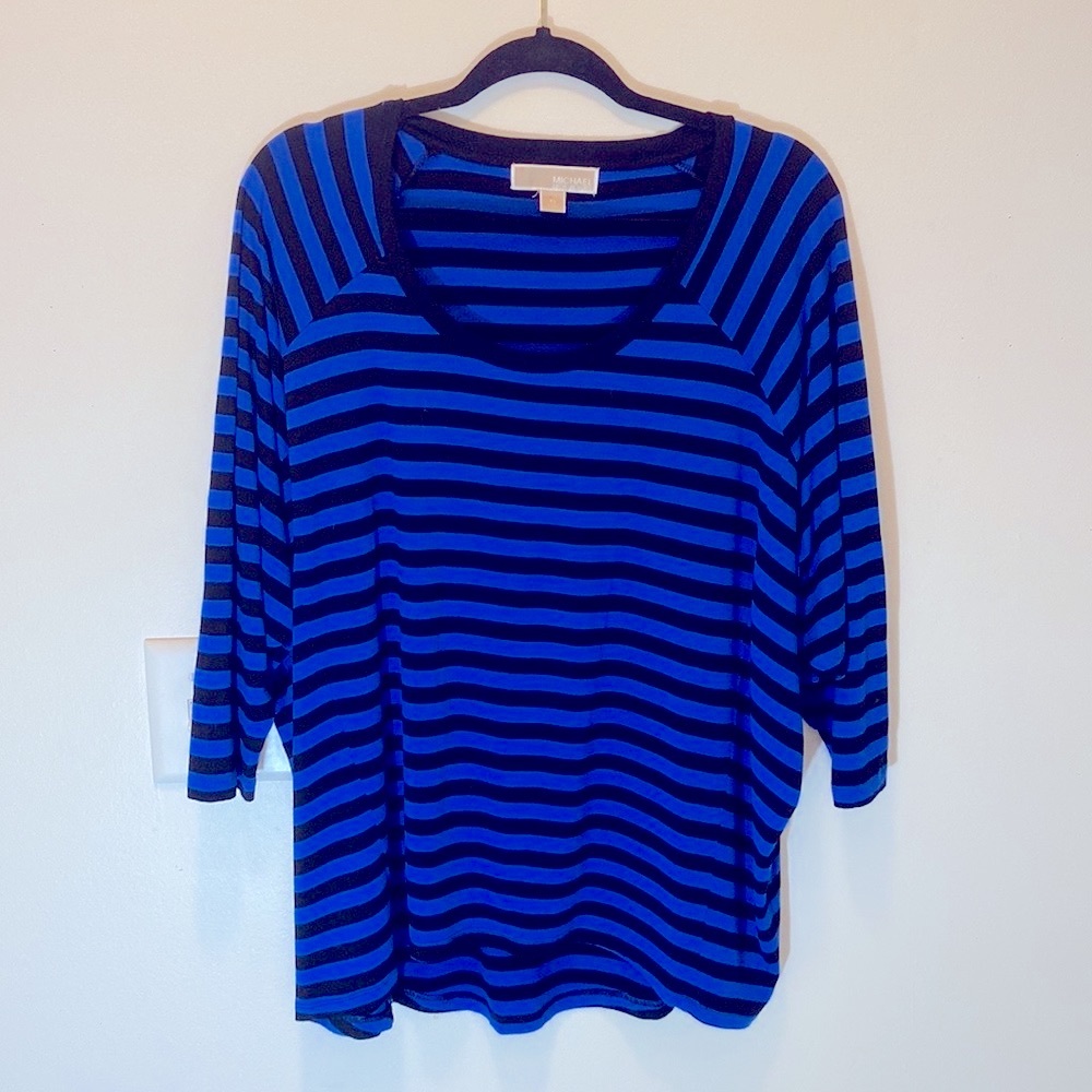 Michael Kors XL Over Sized High/Low 3/4” Length Sleeve Tunic